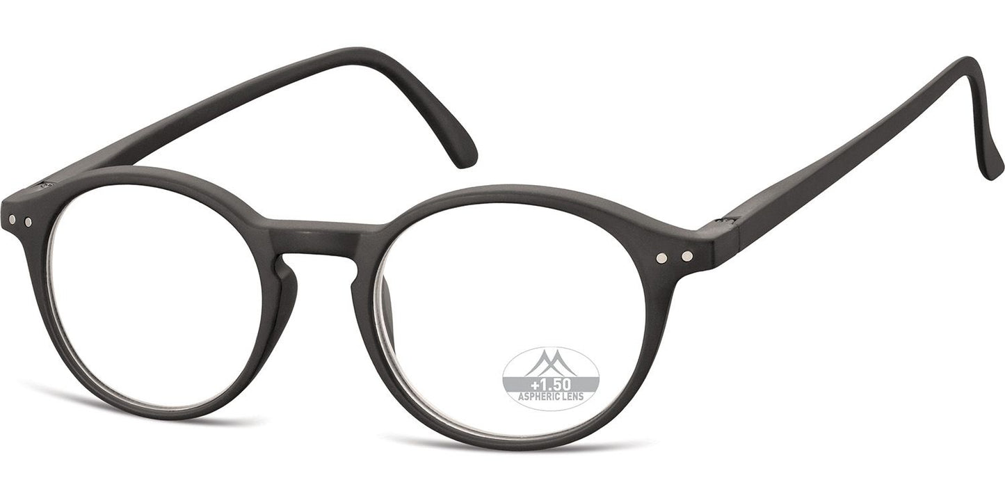 Montana Leesbril MR65 Zwart <span style="font-size: 0.875rem;">is verkrijgbaar in de sterkte +1:00 tot en met +3:50.</span>