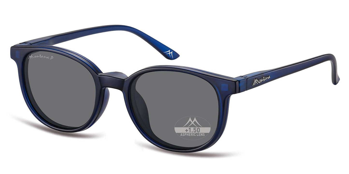 Montana Leesbril/zonnebril MRC2B + Clip-on Blauw