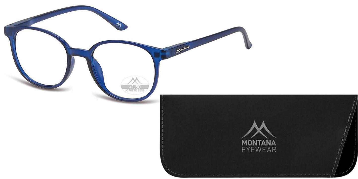 Montana Leesbril/zonnebril MRC2B + Clip-on Blauw