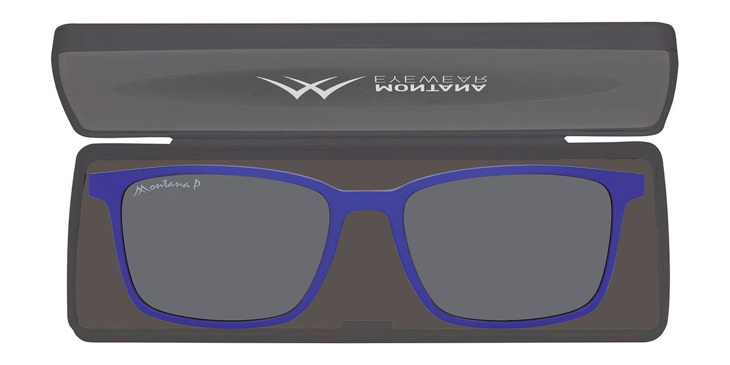 Montana Leesbril/zonnebril MRC3B + Clip-on Blauw