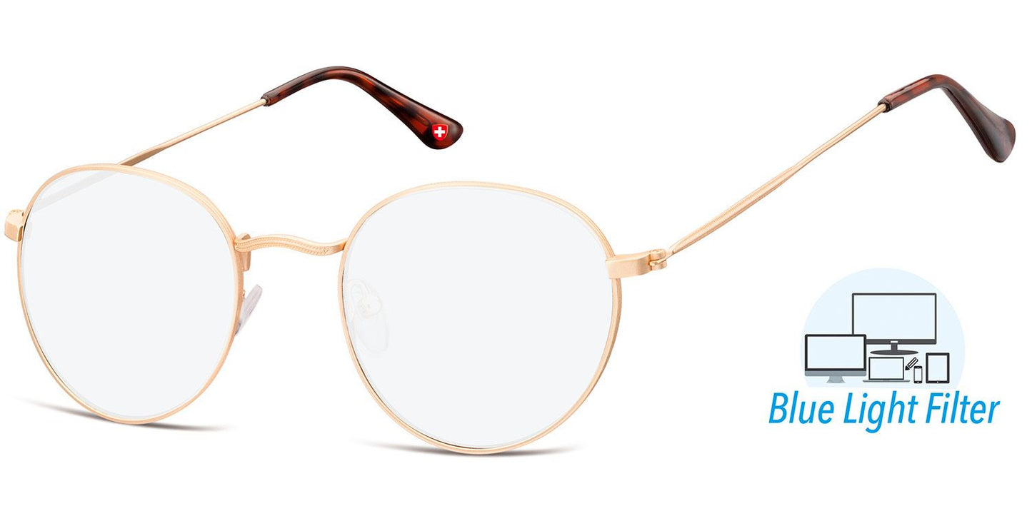 Montana Leesbril BLF54A Gold