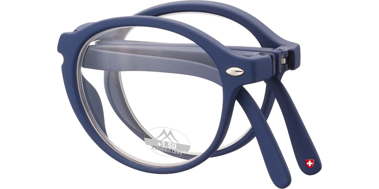 Montana Opvouwbare Leesbril BOX66B Blauw