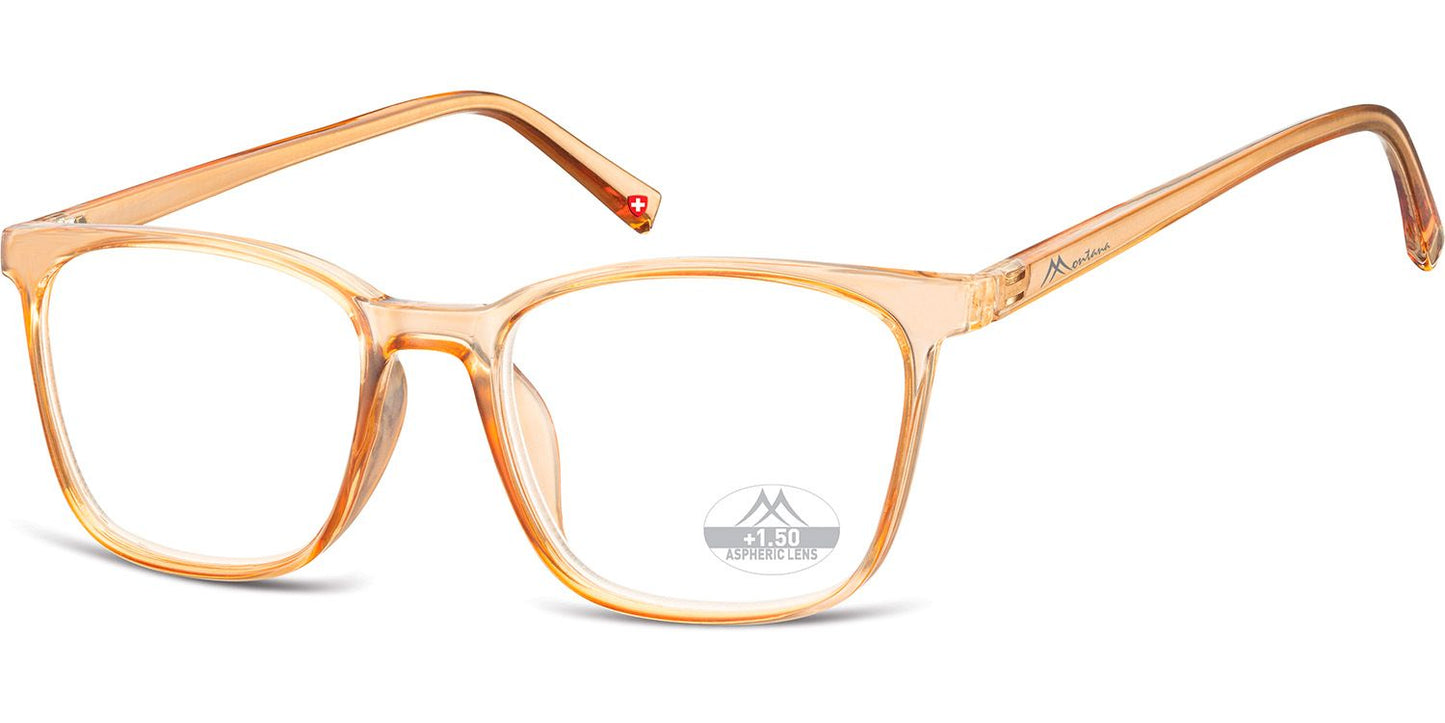 Montana Leesbril MR56C Transparant Bruin