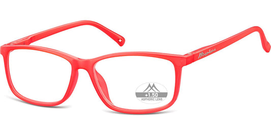 Montana Leesbril MR62G Milky Rood