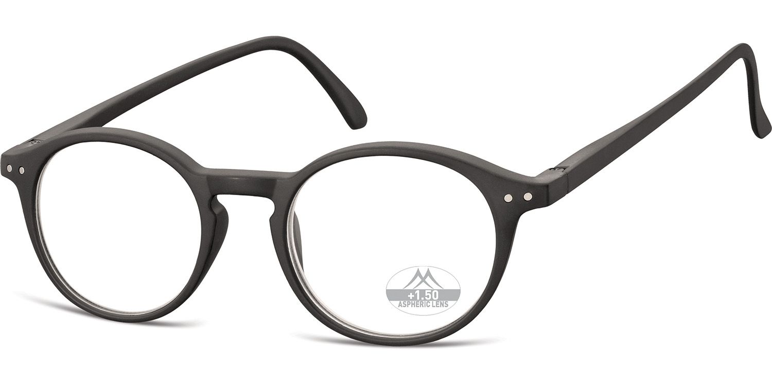 Montana Leesbril MR65 Zwart <span style="font-size: 0.875rem;">is verkrijgbaar in de sterkte +1:00 tot en met +3:50.</span>