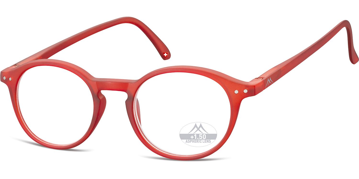 Montana Leesbril MR65C Rood <span style="font-size: 0.875rem;">is verkrijgbaar in de sterkte +1:00 tot en met +3:50</span>