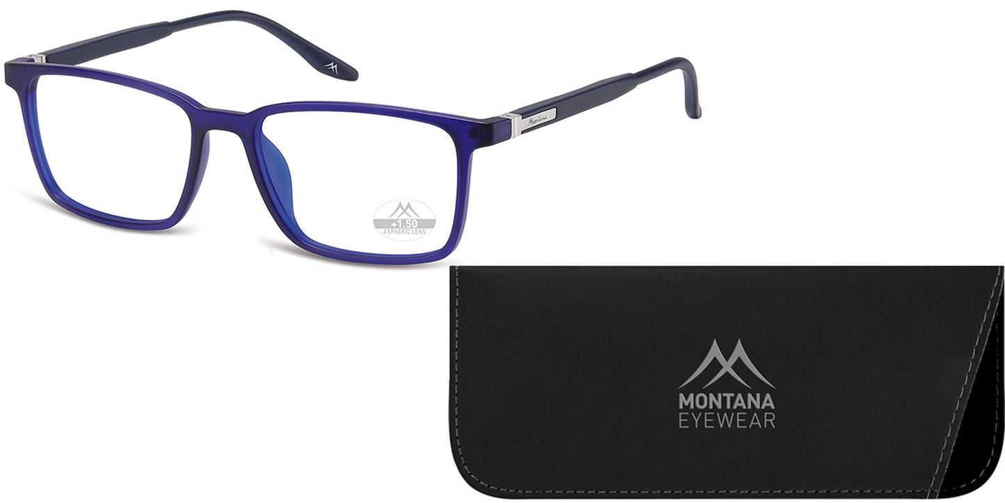 Montana Leesbril/zonnebril MRC3B + Clip-on Blauw