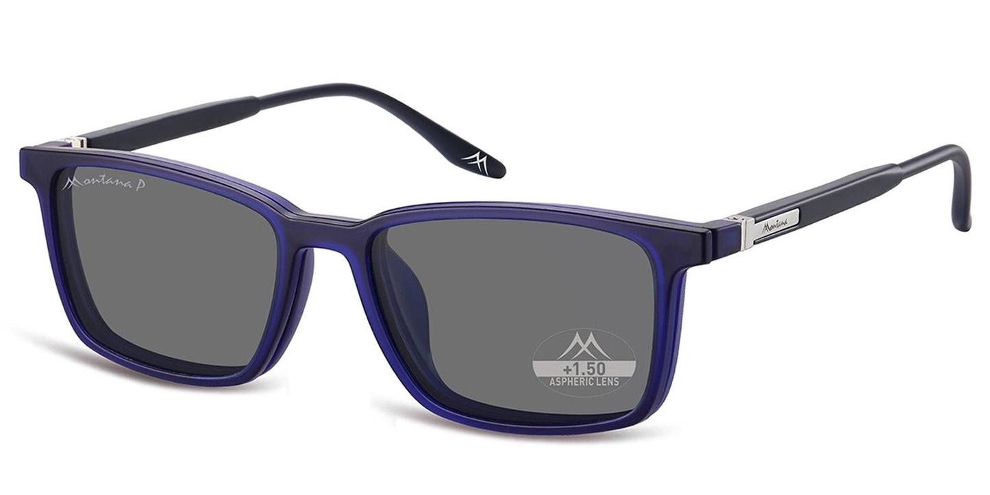 Montana Leesbril/zonnebril MRC3B + Clip-on Blauw