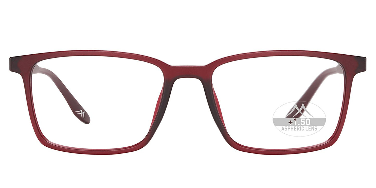 Montana Leesbril/zonnebril MRC3C + Clip-on Rood