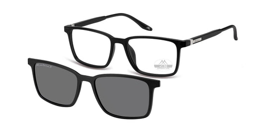 Montana Leesbril/zonnebril MRC3 + Clip-on Zwart