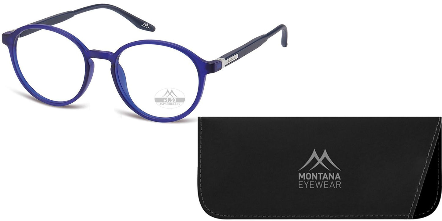 Montana Leesbril/zonnebril MRC4B + Clip-on Blauw