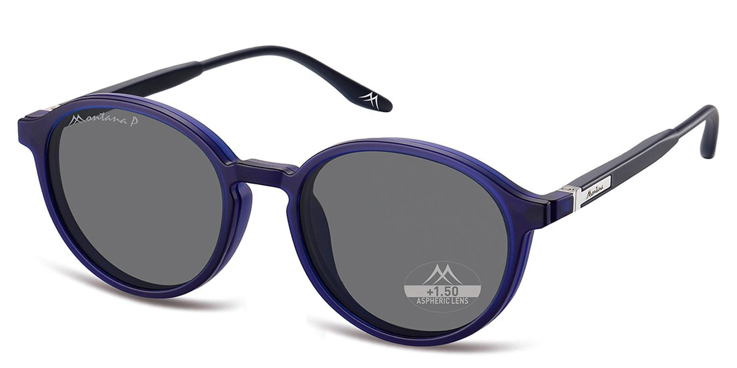 Montana Leesbril/zonnebril MRC4B + Clip-on Blauw
