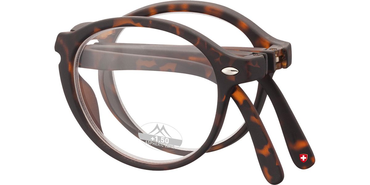 Montana Opvouwbare Leesbril BOX66A Turtle