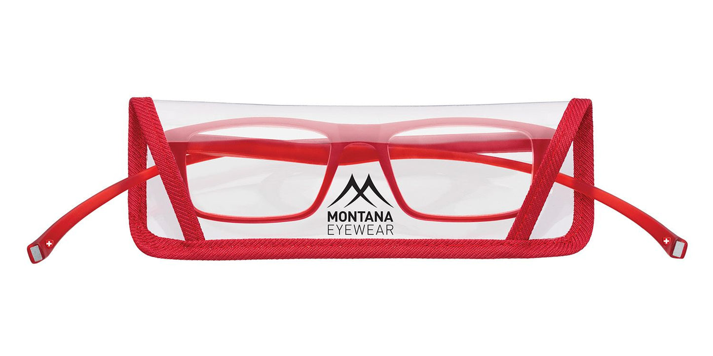 Montana Leesbril MR59D Rood Magneetbril