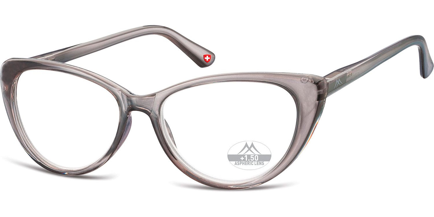 Montana Leesbril MR64F Transparant Grijs