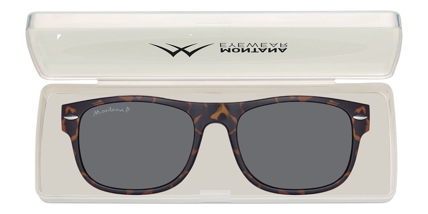 Montana Leesbril/zonnebril MRC1A + Clip-on Turtle