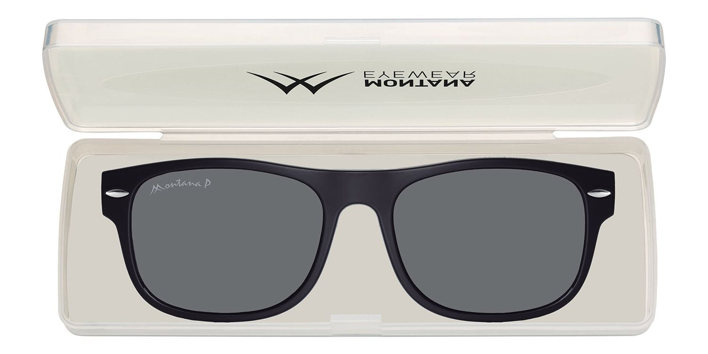 Montana Leesbril/zonnebril MRC1 + Clip-on Zwart