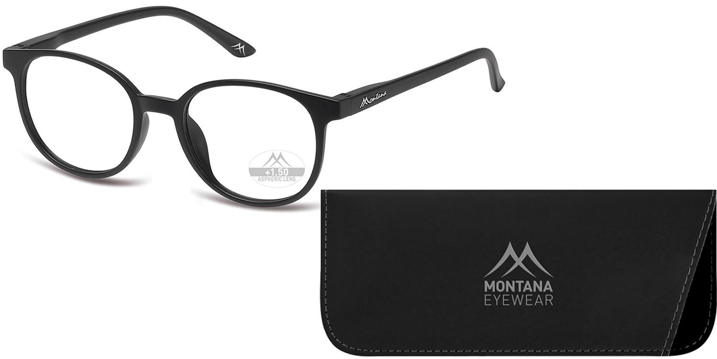 Montana Leesbril/zonnebril MRC2 + Clip-on Zwart