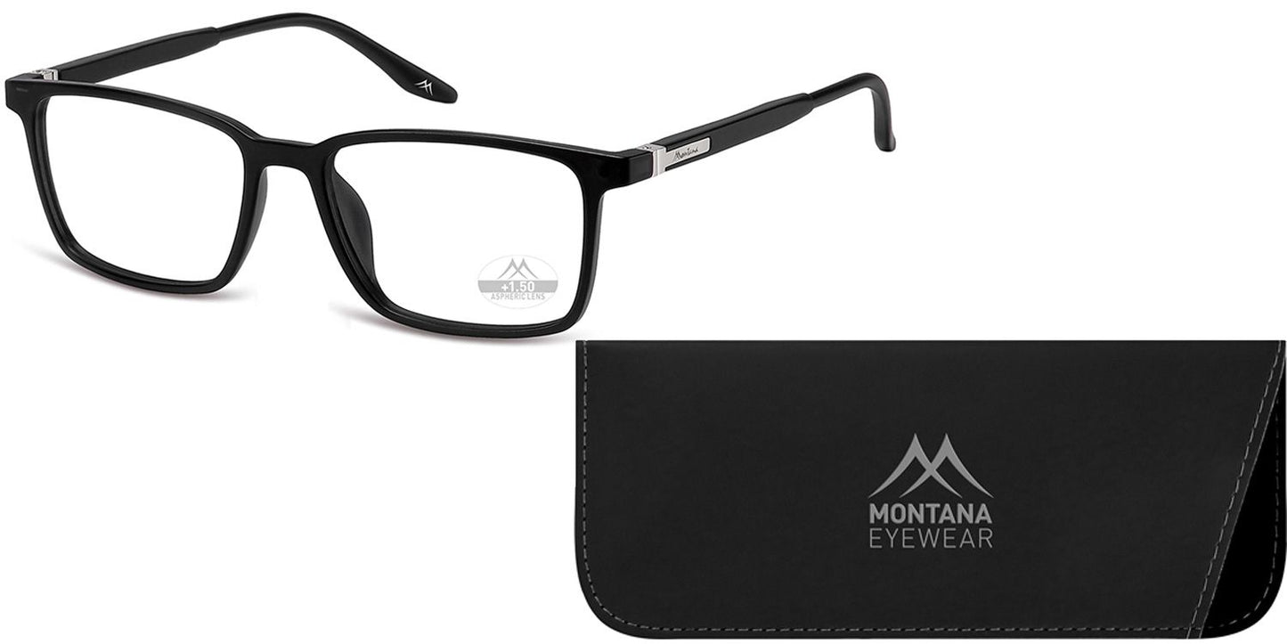 Montana Leesbril/zonnebril MRC3 + Clip-on Zwart