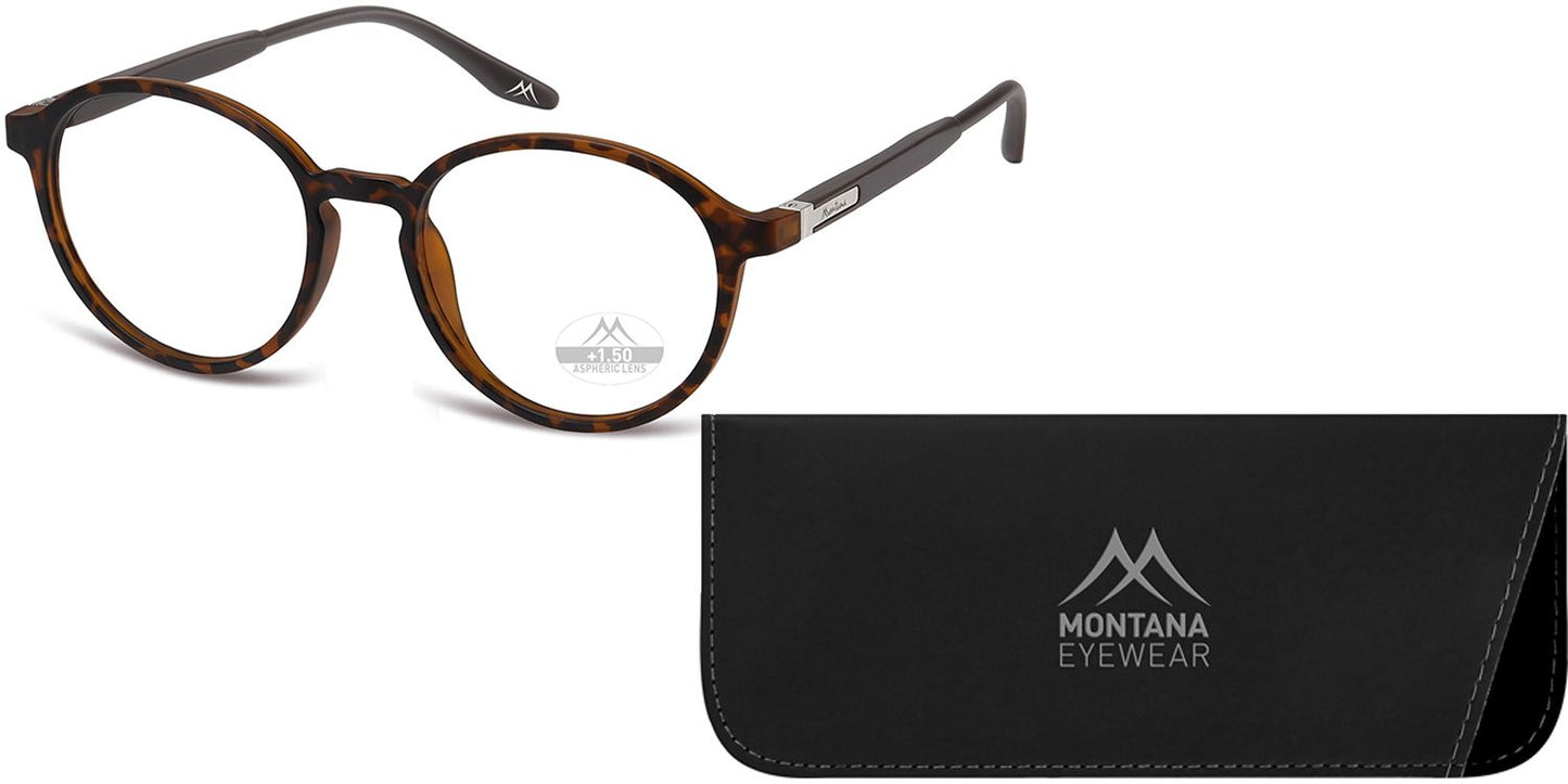 Montana Leesbril/zonnebril MRC4A + Clip-on Turtle