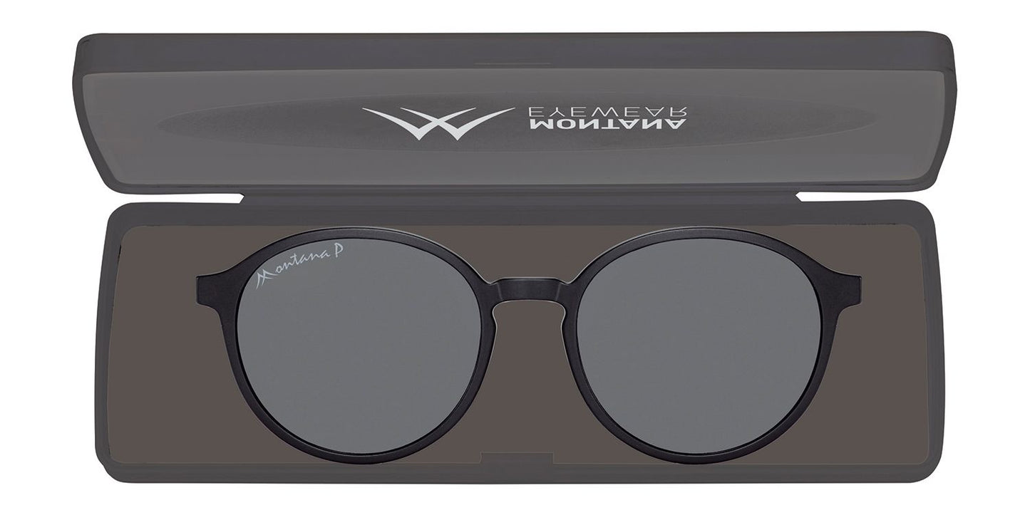 Montana Leesbril/zonnebril MRC4 + Clip-on Zwart